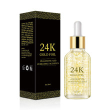 Private Label Whitening Feuchtigkeitsspendendes Hyaluronsäure-Kollagen 24 K Gold Gesichtsserum